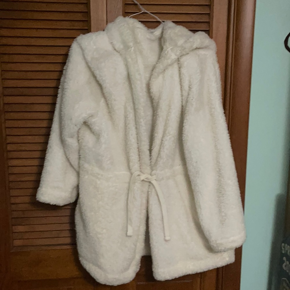 Fluffy winter coat